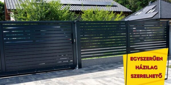 Alumínium kerítés elem az XXL kerítés kínálatában